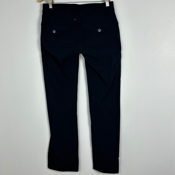 Prana Winter Hallena Pants Black Womens Size 4 Hiking Outdoors Travel Minimalist - Picture 5 of 16